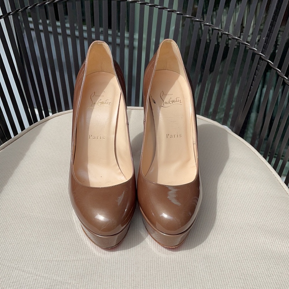 Bronze Louboutin Pumps - Picture 4 of 13